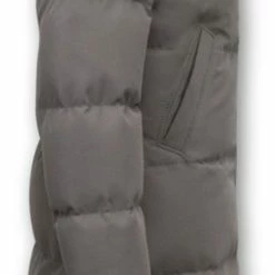 Promo 🔥 Matogla Lange Gewatteerde Jas Dames Getailleerd - 8606 - Grijs ⭐ -Dameskleding Verkoopwinkel 252x840