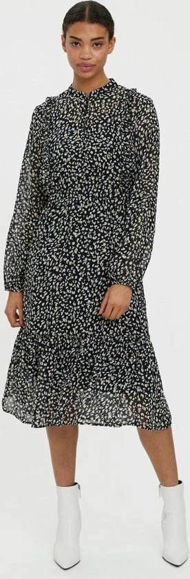 Hete verkoop π VERO MODA VMNINI L/S CALF π DRESS WVN BTQ Dames Jurk - Maat XL π 6 Hete verkoop π VERO MODA VMNINI L/S CALF π DRESS WVN BTQ Dames Jurk - Maat XL π - Afbeelding 4
