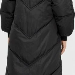 Beste deal 👏 Pieces PCFELICITY LONG PUFFER JACKET Dames Jas Black - Maat XS 🤩 -Dameskleding Verkoopwinkel 278x840 2
