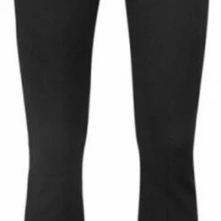 Aanbiedingen 🧨 Ambika Flared Broek Dames - Maat L Rib - W: 40 L: 34 Wijde Pijpen Legging - Zwart ✨