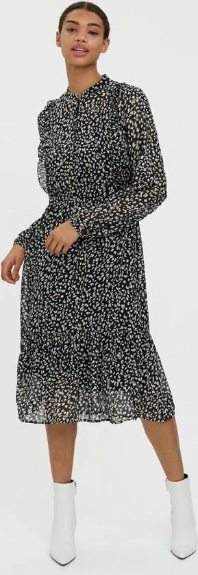 Hete verkoop π VERO MODA VMNINI L/S CALF π DRESS WVN BTQ Dames Jurk - Maat XL π 4 Hete verkoop π VERO MODA VMNINI L/S CALF π DRESS WVN BTQ Dames Jurk - Maat XL π - Afbeelding 2