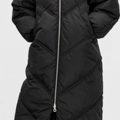 Beste deal 👏 Pieces PCFELICITY LONG PUFFER JACKET Dames Jas Black - Maat XS 🤩 -Dameskleding Verkoopwinkel 322x840 2