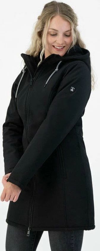 Begroting ⌛ Kjelvik Dames Winterjas - Softshell Parka Dames - Tina - Zwart - Maat 42 ⌛ 6 Begroting ⌛ Kjelvik Dames Winterjas - Softshell Parka Dames - Tina - Zwart - Maat 42 ⌛ - Afbeelding 4