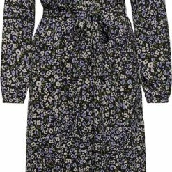 Groothandel 😀 ONLY ONLNOVA LUX L/S AMY LONG 👗 DRESS AOP PTM Dames Jurk - Maat M 🌟