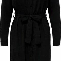 Begroting ๐ Jacqueline De Yong Jurk Jdyrachel L/s Above Calf ๐ Dress Wvn 15267419 Black Dames Maat - XL ๐