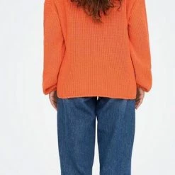Beste Pirce ✔️ Only Trui Onlbella Life Ls O-neck Cc Knt 15279771 Flame Dames Maat - M 🔥 -Dameskleding Verkoopwinkel 368x840