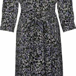 Begroting 🌟 ONLY ONLNOVA LUX 3/4 LONG 👚 SHIRT 👗 DRESS AOP PTM Dames Jurk - Maat S 🛒