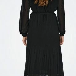 Goedkoop 🛒 Jacqueline De Yong Jurk Jdysally L/s Midi 👗 Dress Wvn 15275007 Black Dames Maat - XL ✔️ -Dameskleding Verkoopwinkel 387x840 2