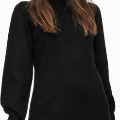 Promo 🥰 JACQUELINE DE YONG JDYRUE L/S HIGH NECK 👗 DRESS KNT Dames Jurk - Maat L 🔔 -Dameskleding Verkoopwinkel 394x840 1