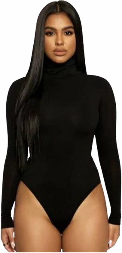 Korting π AWR Premium Dames Thermo Body / Bodysuit | Stretch Met Gesloten Hals | Zwart - S 𧨠3 Korting π AWR Premium Dames Thermo Body / Bodysuit | Stretch Met Gesloten Hals | Zwart - S π§¨
