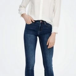 Flash-uitverkoop 🎁 Only 👖 Jeans Onlblush Mid Flared Dnm Tai021 Noos 15264050 Dark Blue Denim Dames Maat - W30 X L30 🛒 -Dameskleding Verkoopwinkel 416x840 5