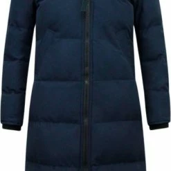 Beste deal 👍 Matogla Winterjas Dames - Extra Lang - Met Nep Bontkraag - Blauw ✔️ -Dameskleding Verkoopwinkel 419x840 1