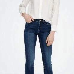 Flash-uitverkoop 🎁 Only 👖 Jeans Onlblush Mid Flared Dnm Tai021 Noos 15264050 Dark Blue Denim Dames Maat - W30 X L30 🛒 -Dameskleding Verkoopwinkel 420x840 2