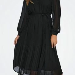 Goedkoop 🛒 Jacqueline De Yong Jurk Jdysally L/s Midi 👗 Dress Wvn 15275007 Black Dames Maat - XL ✔️ -Dameskleding Verkoopwinkel 421x840 4