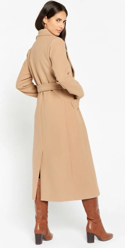 Nieuw π LOLALIZA Lange Mantel Met Striklint - Camel - Maat L π― 7 Nieuw π LOLALIZA Lange Mantel Met Striklint - Camel - Maat L π― - Afbeelding 5
