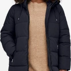 Promo 🔥 Only Carmakoma Cardolly Jas Donkerblauw Maat M 46/48 👏 -Dameskleding Verkoopwinkel 434x840 4