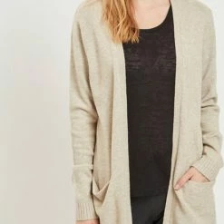 Top 10 🛒 Vila VIRIL OPEN LS KNIT CARDIGAN - NOOS ⌛ -Dameskleding Verkoopwinkel 436x840 1