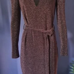 Korting ⌛ Merkloos Jurk Paars Glitter ⭐