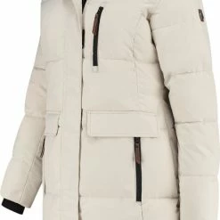 Top 10 😀 Travelin' Jack Syrle Damesjas Gevoerde Parka - Zand/Off White - Maat 42 😍 -Dameskleding Verkoopwinkel 443x840 7