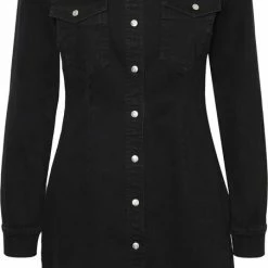 Nieuw ⌛ Noisy May NMJOY L/S 👗 DRESS SU033BL Dames Jurk - Maat M 🛒