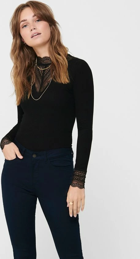 Coupon ๐ ONLY ONLTILDE L/S HIGH NECK LACE TOP JRS NOOS Dames Top - Maat S ๐ 3 Coupon ๐ ONLY ONLTILDE L/S HIGH NECK LACE TOP JRS NOOS Dames Top - Maat S ๐