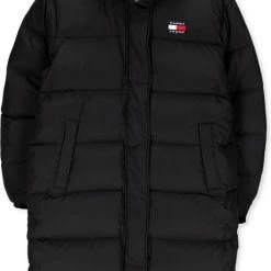 Hete verkoop 👍 Tommy 👖 Jeans - Dames Jas Winter Alaska Long Puffer Jacket - Zwart - Maat XL 🎉 -Dameskleding Verkoopwinkel 459x840 3