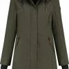 Promo 🔥 Travelin' Jack Ylva Damesjas Gevoerde Parka - Teddy Voering - Winddicht - Groen - Maat 44 🤩 -Dameskleding Verkoopwinkel 460x840 7