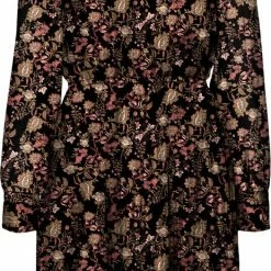 Goedkoop 🎉 VERO MODA VMMINA L/S SHORT 👗 DRESS WVN BTQ Dames Jurk - Maat S 🛒