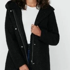 Beste Verkoop ❤️ JDY JDYSONYA LONG BOUCLE HOOD JACKET OTW HAB Dames Jas - Maat M 😍 -Dameskleding Verkoopwinkel 466x840 3