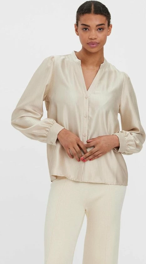 Hete verkoop π Vero Moda Blouse Vmnadia L/s π Shirt Wvn Btq 10278950 Pumice Stone Dames Maat - M 𧨠4 Hete verkoop π Vero Moda Blouse Vmnadia L/s π Shirt Wvn Btq 10278950 Pumice Stone Dames Maat - M 𧨠- Afbeelding 2