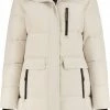 Top 10 😀 Travelin' Jack Syrle Damesjas Gevoerde Parka - Zand/Off White - Maat 42 😍 -Dameskleding Verkoopwinkel 473x840