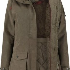 Goedkoopste 😍 MGO Leisure Wear MGO Jools Parka - Dames Winterjas Met Teddy Voering - Maat L 🎁 -Dameskleding Verkoopwinkel 477x840 6