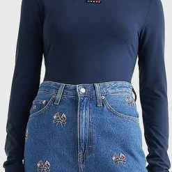 Hete verkoop 🤩 Tommy Hilfiger Slim Badge Trui Vrouwen - Maat M 🎉 -Dameskleding Verkoopwinkel 480x840 1