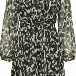 Nieuw ๐ฏ ONLY ONLLUNA L/S V-NECK BUTTON ๐ DRESS CS PTM Dames Jurk - Maat M โ๏ธ