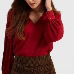 Flash-uitverkoop π WE Fashion Dames Blouse Met V-hals βοΈ 10 Flash-uitverkoop π WE Fashion Dames Blouse Met V-hals βοΈ -Dameskleding Verkoopwinkel 486x840 1