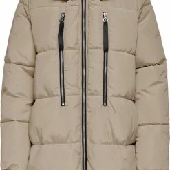 Uitgang 🎁 ONLY ONLNORA LONG PUFFER 🧥 COAT CC OTW Dames Jas - Maat XL 🛒