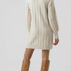 Groothandel 🎁 VERO MODA VMALANIS LS Col SHORT 👗 DRESS GA Dames Jurk - Maat L 👏 -Dameskleding Verkoopwinkel 493x840 4