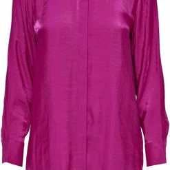 Aanbiedingen 🧨 Jacqueline De Yong Blouse Jdyparis L/s Long 👕 Shirt Wvn 15277532 Festival Fuchsia Dames Maat - XL 🤩