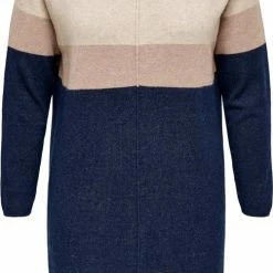 Uitgang 😉 ONLY CARMAKOMA CARLAURA L/S ABK 👗 DRESS ESS KNT Dames Jurk - Maat M/48 🥰