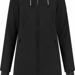 Begroting ⌛ Kjelvik Dames Winterjas - Softshell Parka Dames - Tina - Zwart - Maat 42 ⌛