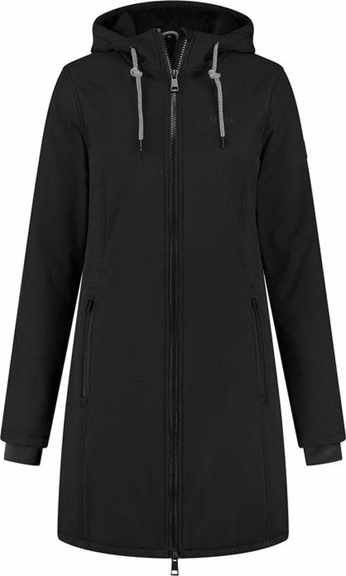Begroting ⌛ Kjelvik Dames Winterjas - Softshell Parka Dames - Tina - Zwart - Maat 42 ⌛ 3 Begroting ⌛ Kjelvik Dames Winterjas - Softshell Parka Dames - Tina - Zwart - Maat 42 ⌛
