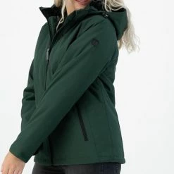 Nieuw 👍 Kjelvik Dames Softshell Jas - Winter Softshell Jas Dames - Cato - Groen - Maat 48 🔥 -Dameskleding Verkoopwinkel 510x840 2