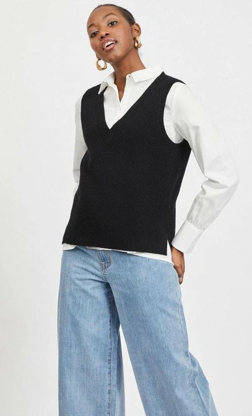 Goedkoop ๐ VILA VIRIL KNIT RIB V-NECK S/L VEST - NOOS Dames Trui - Maat L โ 7 Goedkoop ๐ VILA VIRIL KNIT RIB V-NECK S/L VEST - NOOS Dames Trui - Maat L โ - Afbeelding 5