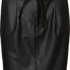 Gloednieuw 🛒 VERO MODA VMEVA HR PAPERBAG 🧥 COATED 👗 SKIRT GA NOOS Dames Rok - Maat M ⭐