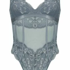 Aanbiedingen ๐ Hunkemöller Dames Lingerie Body Ariana - Grijs - Maat L ๐