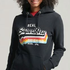 Aanbiedingen 🎁 Superdry Vintage Logo Dames Hoodie - Maat M 🤩 -Dameskleding Verkoopwinkel 520x840 6