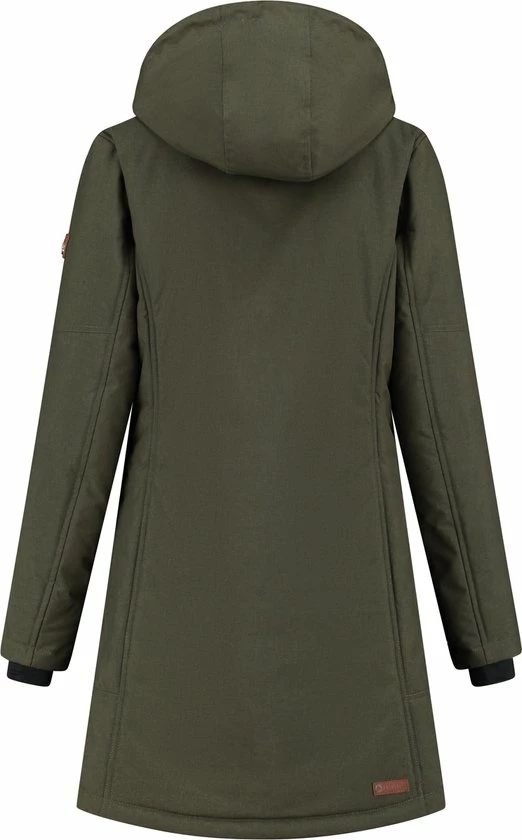 Promo ๐ฅ Travelin' Jack Ylva Damesjas Gevoerde Parka - Teddy Voering - Winddicht - Groen - Maat 44 ๐คฉ 4 Promo ๐ฅ Travelin' Jack Ylva Damesjas Gevoerde Parka - Teddy Voering - Winddicht - Groen - Maat 44 ๐คฉ - Afbeelding 2