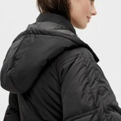 Beste deal 👏 Pieces PCFELICITY LONG PUFFER JACKET Dames Jas Black - Maat XS 🤩 -Dameskleding Verkoopwinkel 537x840 1