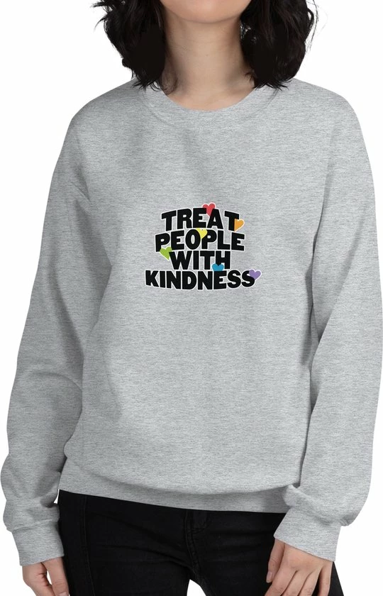 Promo โ๏ธ Gildan Sweater Sweatshirt | Harry Styles | Treat People With Kindness | Fine Line | Muziek | Merchandise | Merch - Maat M - Trui - Kleding - Crewneck - Hoodie - Grijs - Unisex - Katoen - Polyester - Lange Mouw ๐ 4 Promo โ๏ธ Gildan Sweater Sweatshirt | Harry Styles | Treat People With Kindness | Fine Line | Muziek | Merchandise | Merch - Maat M - Trui - Kleding - Crewneck - Hoodie - Grijs - Unisex - Katoen - Polyester - Lange Mouw ๐ - Afbeelding 2