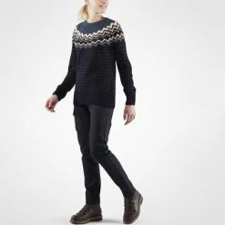 Promo ✔️ Fjallraven Övik Knit Sweater W Dames Outdoortrui - Maat L ✨ -Dameskleding Verkoopwinkel 550x402 1